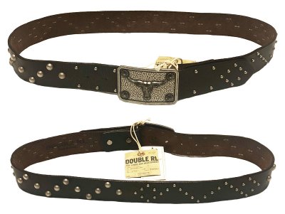 画像1: RRL STATZ VANCE BELT ダブルアールエル ヴァンス ベルト イタリア製 