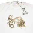 画像3: ENGINEERED GARMENTS® Pocket-Tee "PEACOCK" 白×金 カナダ製 白 L (3)