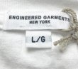 画像7: ENGINEERED GARMENTS® Pocket-Tee "PEACOCK" 白×金 カナダ製 白 L (7)