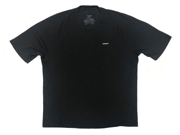 画像1: Deadstock 2010'S Patagonia Capilene 2 Men's Crew Half Sleeve Black L (1)