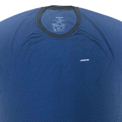 画像1: Deadstock 2010'S Patagonia Capilene 2 Men's Crew Half Sleeve Blue L