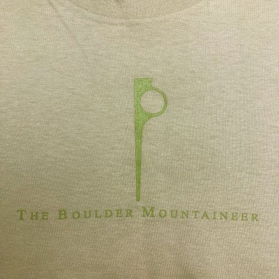 画像1: Deadstock 1990'S THE BOULDER MOUNTAINEER Tee Made in USA ベージュ