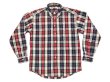 画像2: Deadstock 1990-2000'S GITMAN BROS PLAID B.D.Shirts Made in USA 紺赤白 (2)