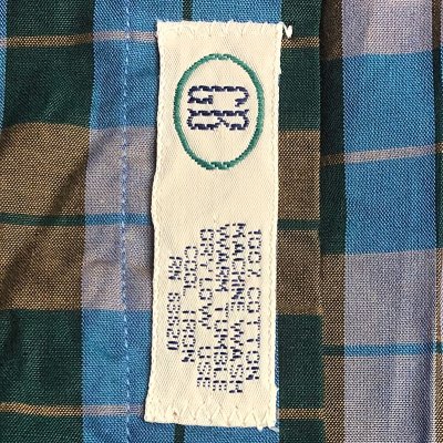 画像3: Deadstock 1990-2000'S GITMAN BROS PLAID B.D.Shirts Made in USA 青緑茶
