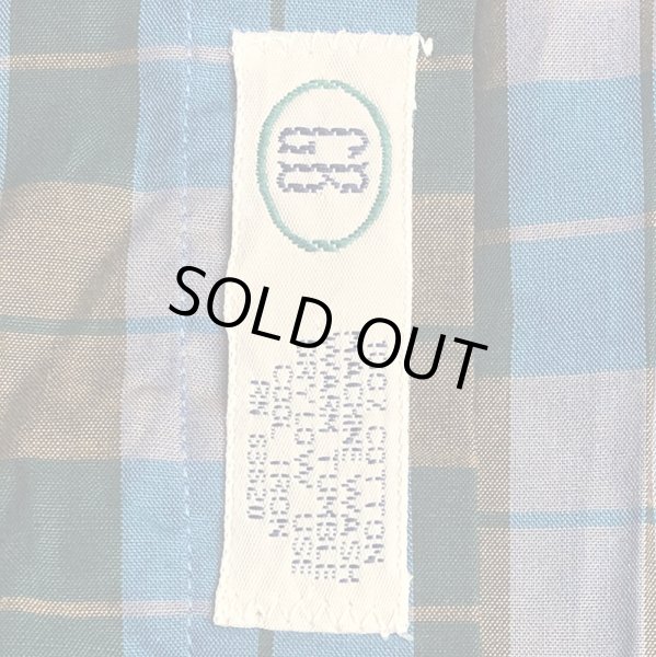 画像8: Deadstock 1990-2000'S GITMAN BROS PLAID B.D.Shirts Made in USA 青緑茶 (8)
