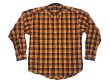 画像2: Deadstock 1990-2000'S GITMAN BROS PLAID B.D.Shirts Made in USA 黄×茶 (2)