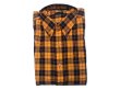 画像1: Deadstock 1990-2000'S GITMAN BROS PLAID B.D.Shirts Made in USA 黄×茶 (1)