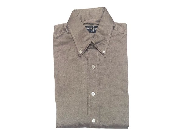 画像1: Deadstock 1990'S GITMAN BROS OXFORD B.D.Shirts Made in USA 14H-32 (1)
