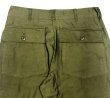 画像6: Deadstock 1970'S US.ARMY SATEEN OG107 TYPE-1 Utility Trousers 34×29 (6)