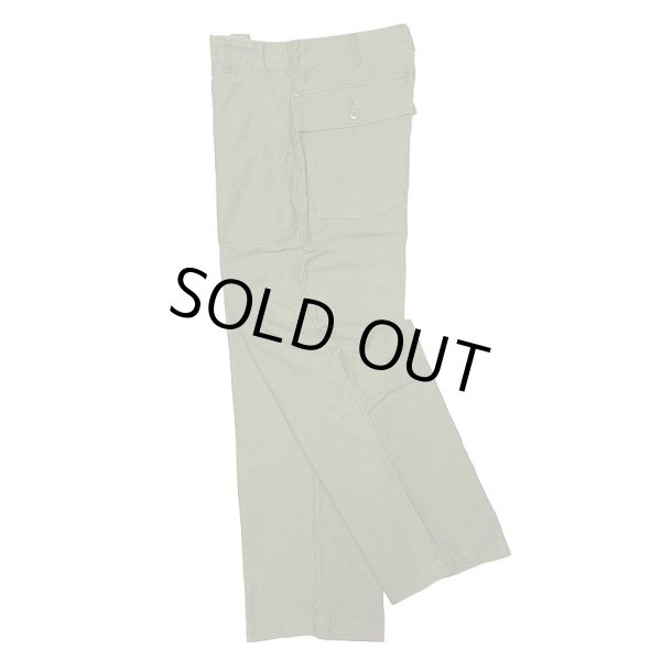 画像2: Deadstock 1970'S US.ARMY SATEEN OG107 TYPE-1 Utility Trousers 34×29 (2)