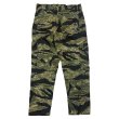 画像4: Deadstock 1960-70’S VIETNAM ERA TIGER STRIPE  TROUSERS 35×30位 (4)