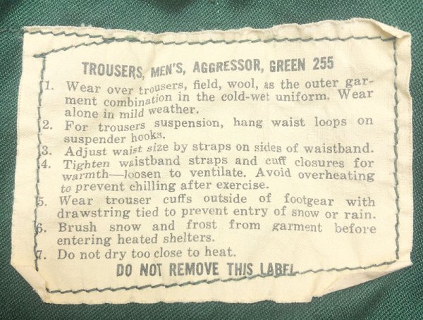 画像11: 【Vintage/Used】1964'S US ARMY AGGRESSOR TROUSER M MINT 実物 (11)