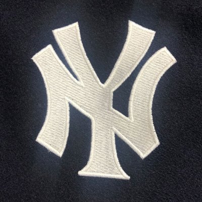 画像1: 【Vintage/Used】New York Yankees オールメルトン スタジャン アメリカ製 紺