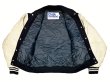 画像3: 【Vintage/Used】New York Yankees  VARSITY JK 紺メルトン×袖革 背中レタード (3)