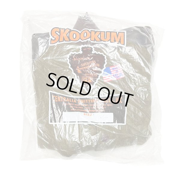 画像9: Deadstock 2000'S SKOOKUM スクーカム 袖革 ボタンスタジャン Made in USA  (9)