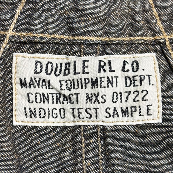 画像10: RRL US.NAVY INDIGO DAWSON OVERALL ダブルアールエル オーバーオール (10)