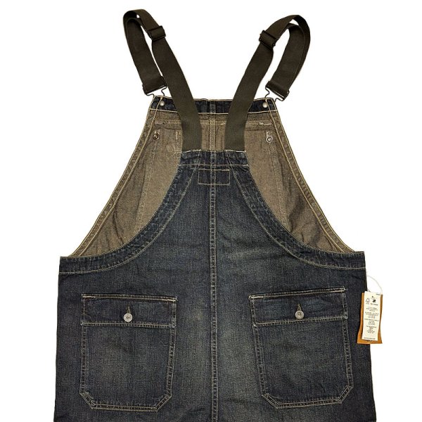 画像5: RRL US.NAVY INDIGO DAWSON OVERALL ダブルアールエル オーバーオール (5)