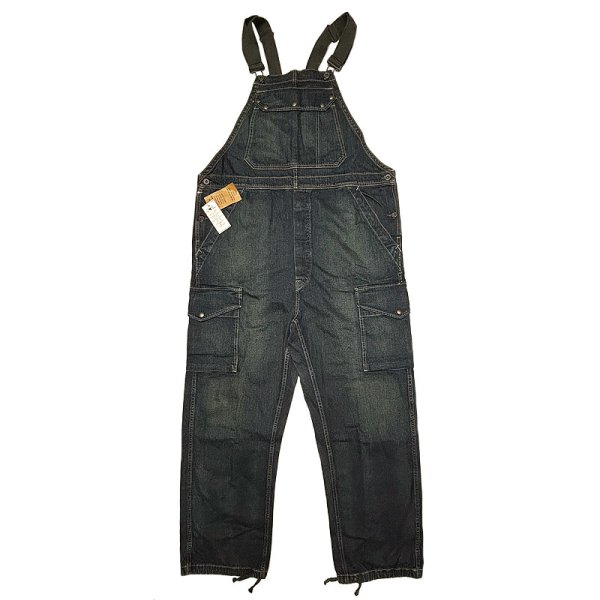 画像2: RRL US.NAVY INDIGO DAWSON OVERALL ダブルアールエル オーバーオール (2)