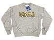 画像1: USMA Champion® REVERSE WEAVE® CREW  "USMA"リバースウィーブ 灰 (1)