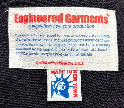画像3: ENGINEERED GARMENTS® WOOL GABARDINE SPORTS JACKET NOS USA製