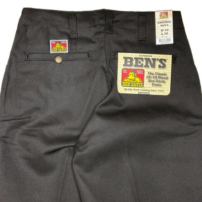 画像1: BEN DAVIS® The Classic Ben's Pants 50/50 Black SIZE有 ベン・デイビス