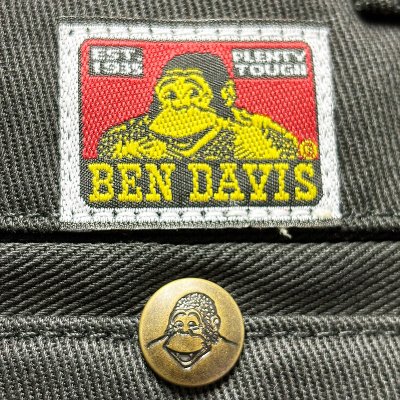 画像2: BEN DAVIS® The Classic Ben's Pants 50/50 Black SIZE有 ベン・デイビス