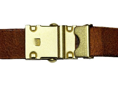 画像2: UN-SYMMETRY GI BELT 2.0 BROWN アンシンメトリー ガチャベルト 茶