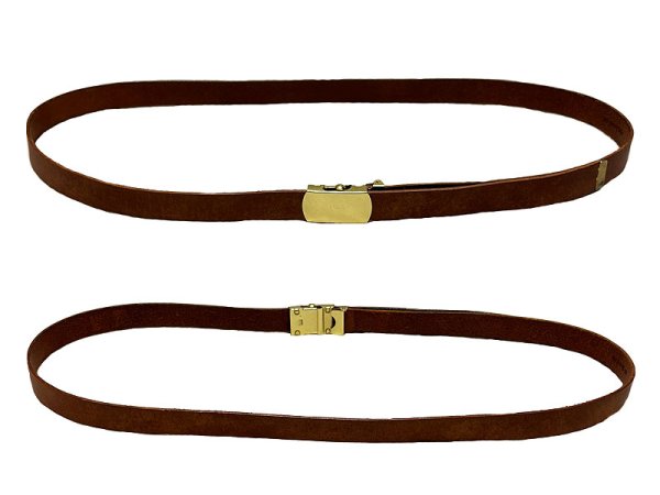 画像2: UN-SYMMETRY GI BELT 2.0 BROWN アンシンメトリー ガチャベルト 茶 (2)