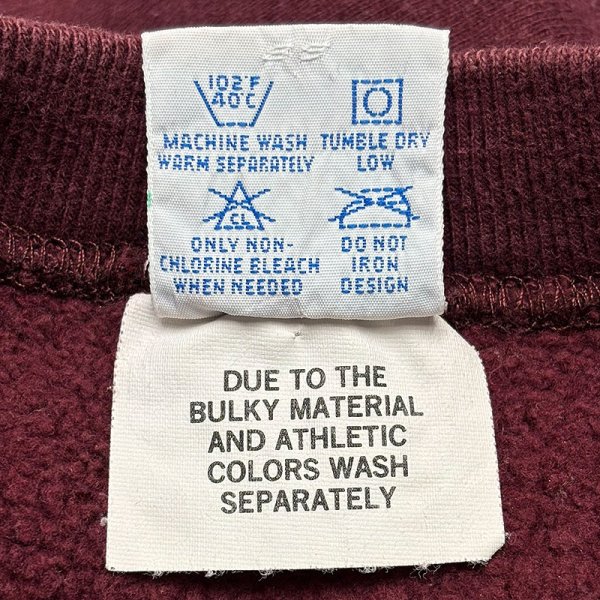 画像6: 【Vintage/Used】Champion® REVERSE WEAVE®"AMERICAN RAG CIE"ワイン (6)