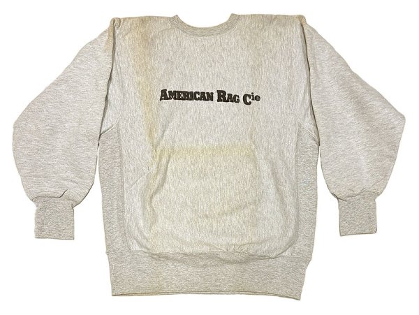 画像2: 【Vintage/Used】Champion® REVERSE WEAVE®"AMERICAN RAG CIE"灰 (2)