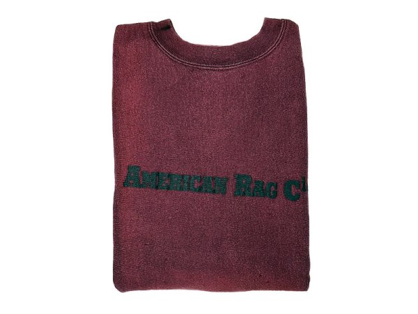画像1: 【Vintage/Used】Champion® REVERSE WEAVE®"AMERICAN RAG CIE"ワイン (1)