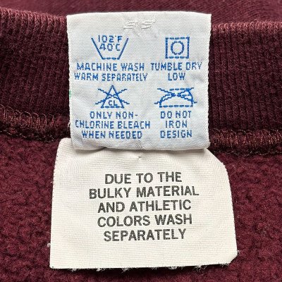 画像3: 【Vintage/Used】Champion® REVERSE WEAVE®"AMERICAN RAG CIE"ワイン