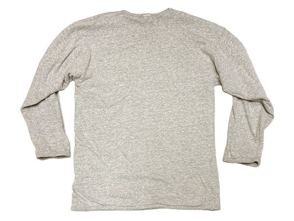 画像4: 【Vintage/Used】Champion® REVERSIBLE L/S Tee Navy×杢Gray 1990'S  (4)