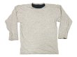 画像3: 【Vintage/Used】Champion® REVERSIBLE L/S Tee Navy×杢Gray 1990'S  (3)