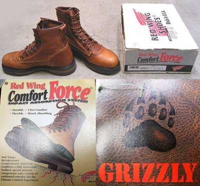 画像3: Deadstock 1998'S RED WING 2247-1 GRIZZLY Steel Toe(PT91) Made in USA 箱付　