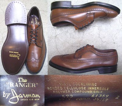 画像2: Deadstock 1970'S Jarman Shoes  WING-TIP  ジャーマン　ウイングチップ 箱付