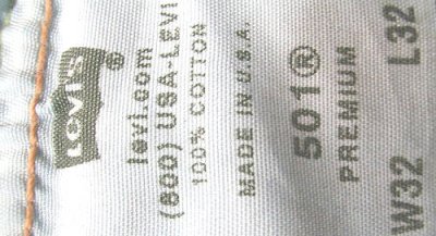 画像2: Levi's Premium 501 Jeans RAGGED/PAINT/STRAIGHT LAG Made in USA 限定
