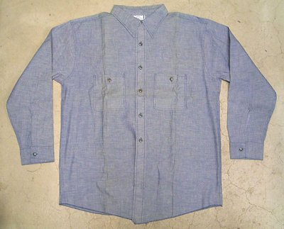 画像1: Deadstock 1970'S FINE QUALITY Chambrey Shirts シャンブレーシャツ USA製 