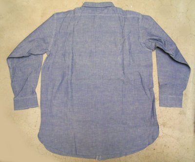 画像2: Deadstock 1960'S Alden's R.F.D. LotS-209 Chambrey Shirts マチ付 USA製 