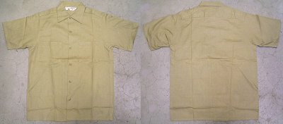 画像1: Deadstock 1970'S TOM BIG BEE LOT:952 Cotton Twill  Work Shirts S/S USA製 