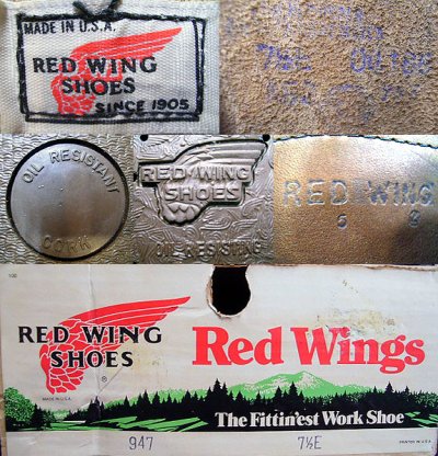 画像2: Deadstock 1984-86'S RED WING 947 9inch Made in USA 箱付