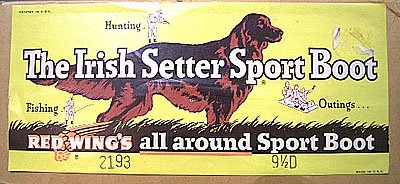 画像3: Deadstock 1980'S RED WING  2193 Irish Setter 白犬四角タグ(Made in America) 茶箱 