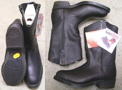 画像1: Deadstock 1998'S RED WING 1116 Black Pecos Boots  Made in USA 箱付
