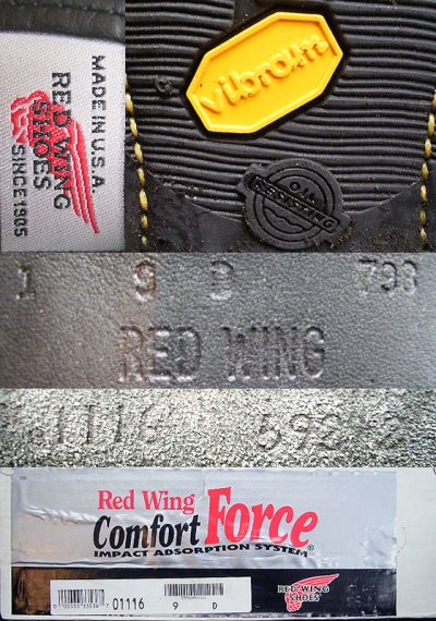 画像2: Deadstock 1998'S RED WING 1116 Black Pecos Boots  Made in USA 箱付