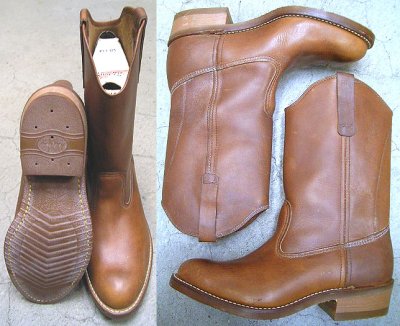 画像2: Deadstock 1967'S RED WING 1155 PECOS BOOT Made in USA 縫付タグ 茶箱　