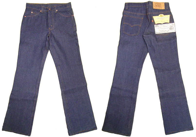 Deadstock 1981'S LEVI'S 517 BOOTCUT JEANS 生デニム オレンジ・タブ 