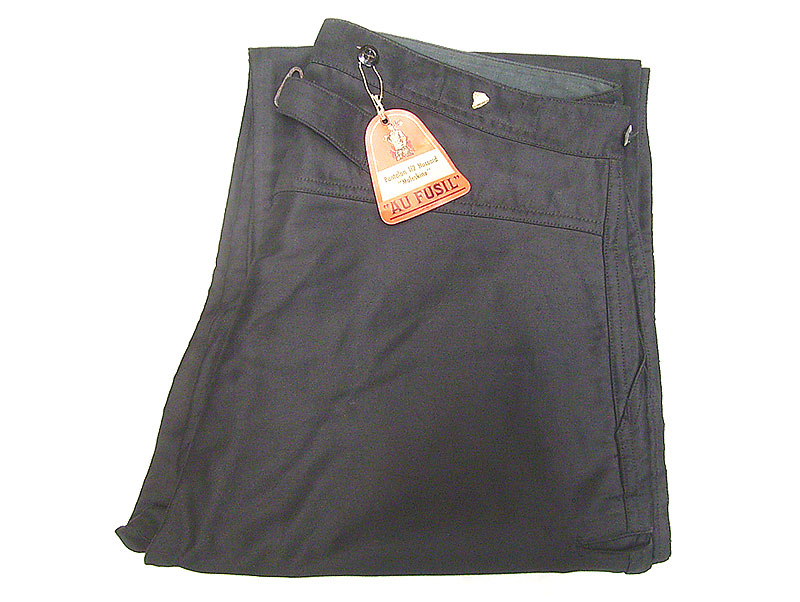 Deadstock 1940-50'S AU FUSIL Moleskin Work Trousers 黒モールスキン