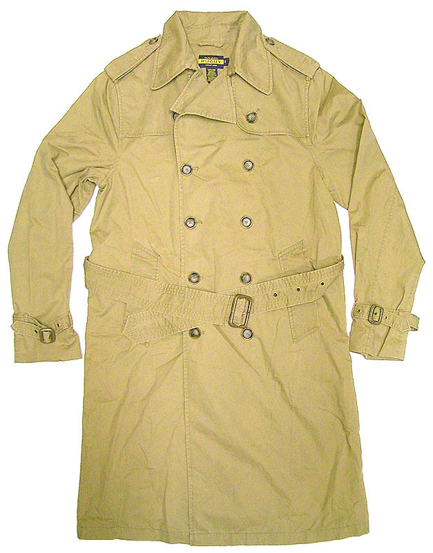 RUGBY by Ralph Lauren Cotton Trench Coat Khaki ラグビー・トレンチ
