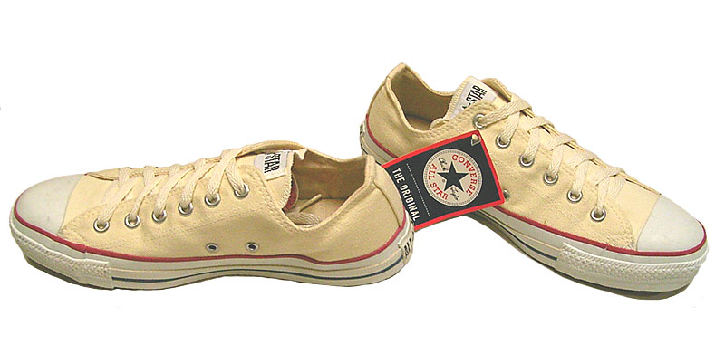 Deadstock 1990'S CONVERSE ALL STAR LOW NATURAL USA製 箱ナシ - Luby's （ルビーズ）