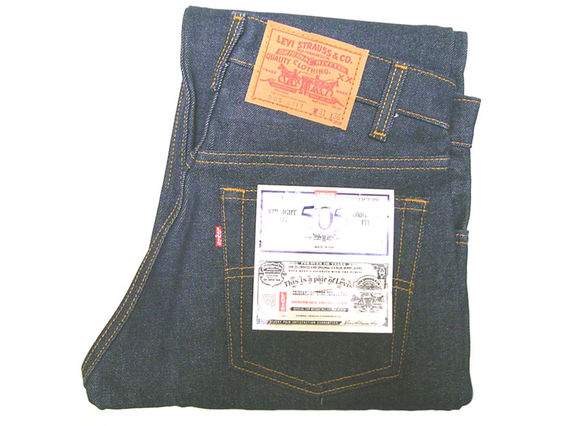 LEVIS リーバイス USA製 505 レジスタータブ W34 L27-